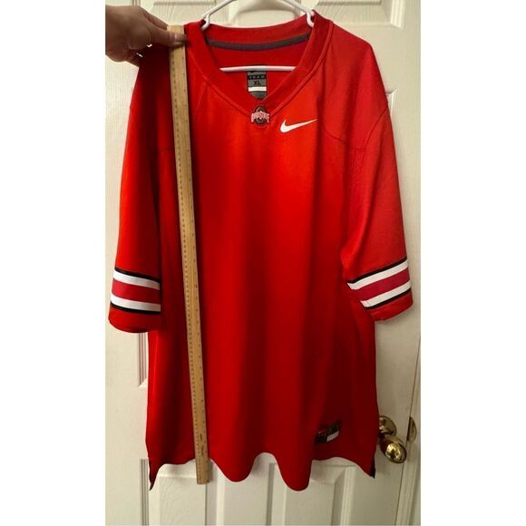 Ohio State NCAA BLANK RED REPLICA FOOTBALL MEN’S JERSEY SIZE XL - Picture 8 of 11